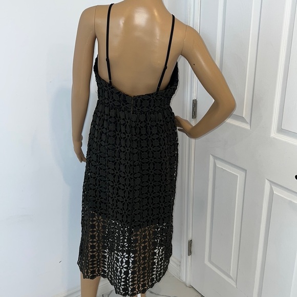 Aqua Black Lace Backless Dress - Picture 8 of 15
